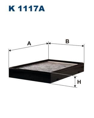 Filtru, aer habitaclu FILTRON K 1117A