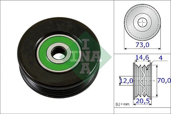 rola intinzator,curea transmisie Schaeffler INA 531 0852 10