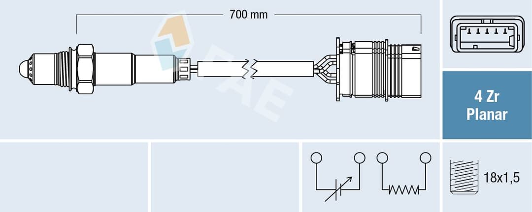 Sonda Lambda FAE 77760