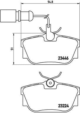 set placute frana,frana disc BREMBO PRIME LINE P 85 059
