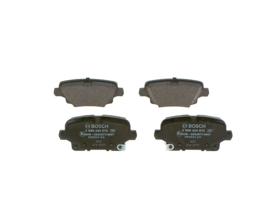 set placute frana,frana disc BOSCH 0 986 424 872
