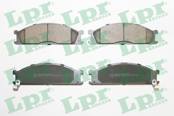 set placute frana,frana disc LPR 05P378