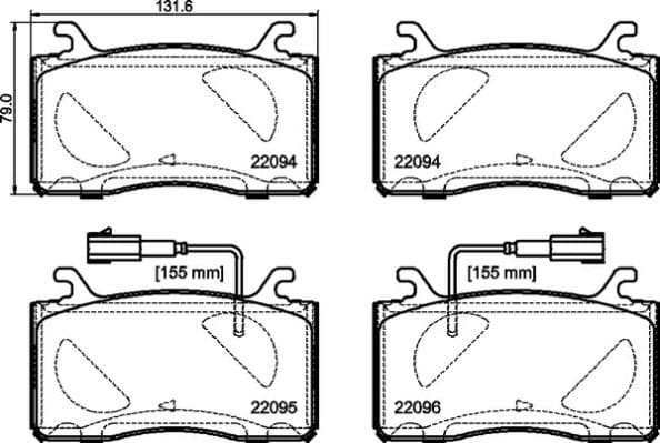 set placute frana,frana disc BREMBO PRIME LINE P 23 187