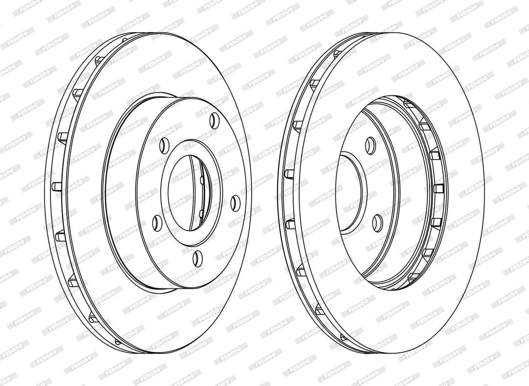 Disc frana FERODO DDF1169C