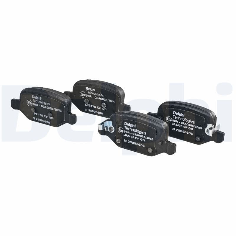 set placute frana,frana disc DELPHI LP2475