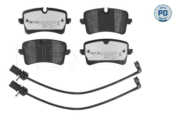 set placute frana,frana disc MEYLE -PD: Advanced performance and design. 025 246 0617/PD
