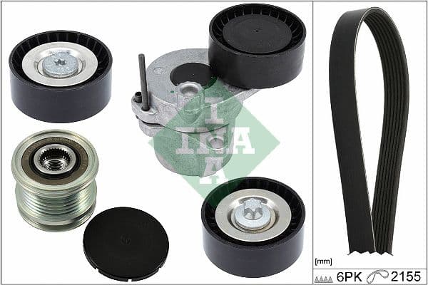 Set curea transmisie cu caneluri Schaeffler INA 529 0479 20