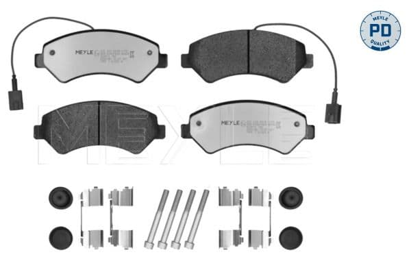 set placute frana,frana disc MEYLE -PD: Advanced performance and design. 025 244 6619-1/PD