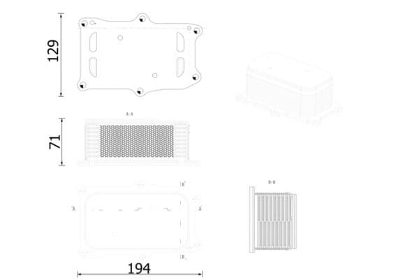 Radiator ulei, ulei motor MAHLE BEHR CLC 317 000S