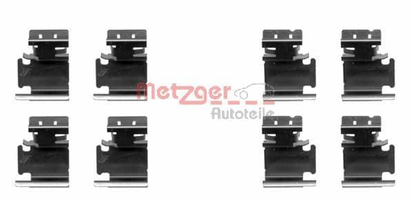 Set accesorii, placute frana METZGER 109-1298