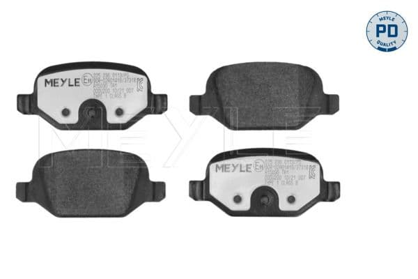 set placute frana,frana disc MEYLE -PD: Advanced performance and design. 025 236 0113/PD