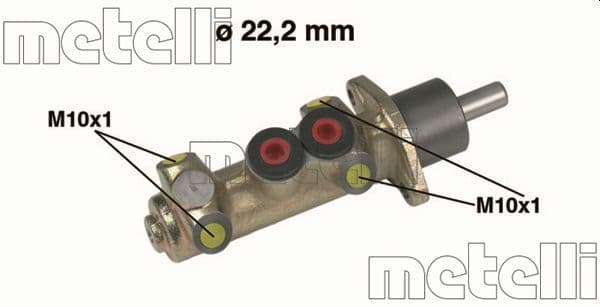 Pompa centrala, frana METELLI 05-0208