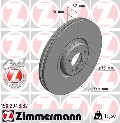 Disc frana ZIMMERMANN FORMULA F 150.2948.32