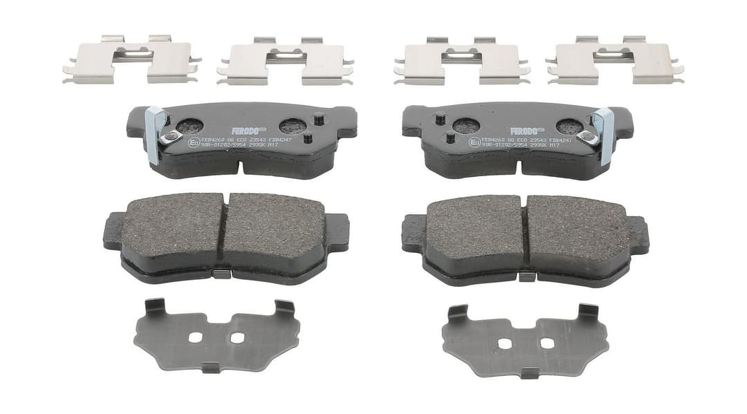 set placute frana,frana disc FERODO PREMIER ECO FRICTION FDB4247