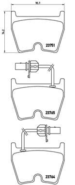 set placute frana,frana disc BREMBO PRIME LINE P 85 078