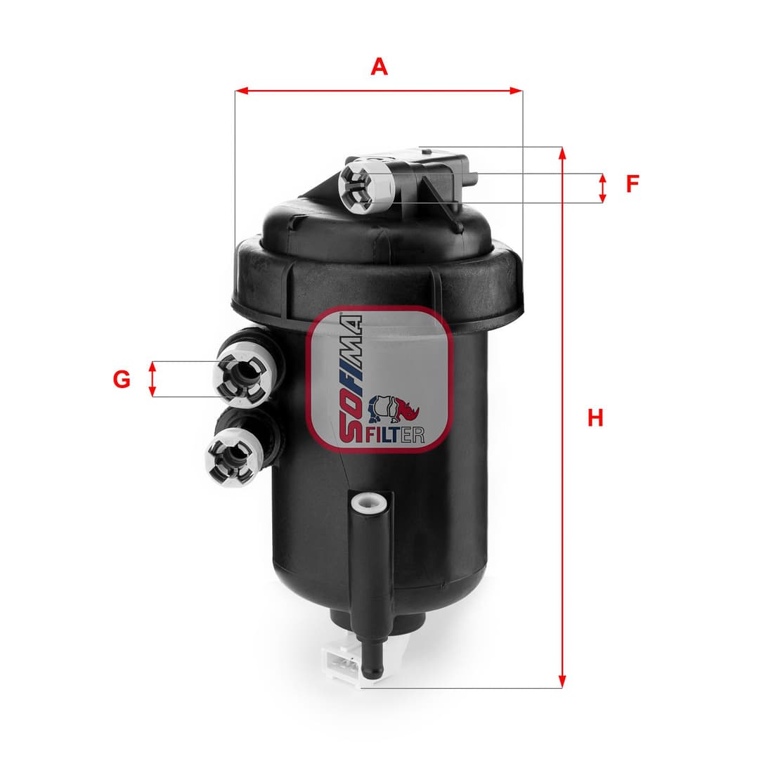 filtru combustibil SOFIMA S 5127 GC