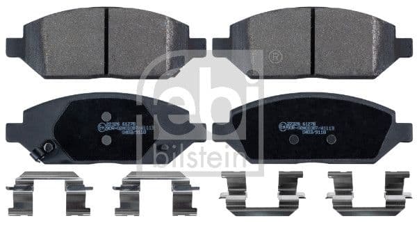 set placute frana,frana disc FEBI BILSTEIN 16974