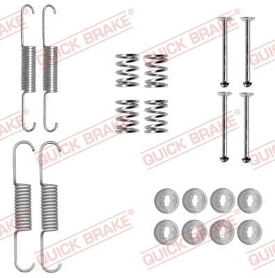 set accesorii, saboti frana parcare QUICK BRAKE 105-0880