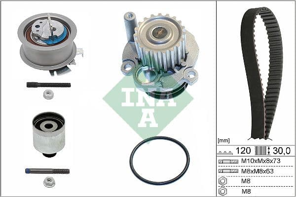 Set pompa apa + curea dintata Schaeffler INA 530 0201 32