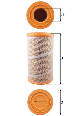 Filtru aer MAHLE LX 7120