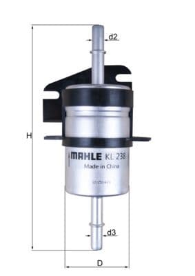 filtru combustibil KNECHT KL 238