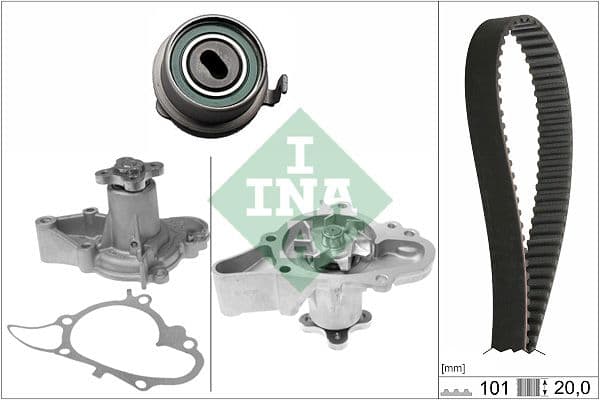 Set pompa apa + curea dintata Schaeffler INA 530 0355 31
