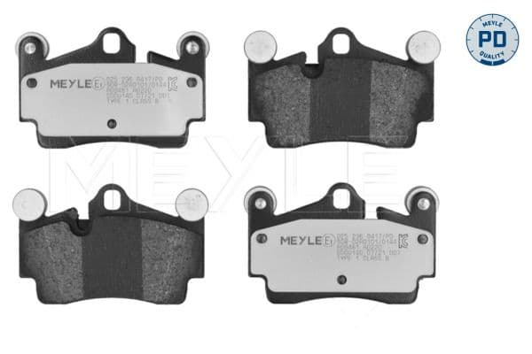 set placute frana,frana disc MEYLE -PD: Advanced performance and design. 025 236 9417/PD
