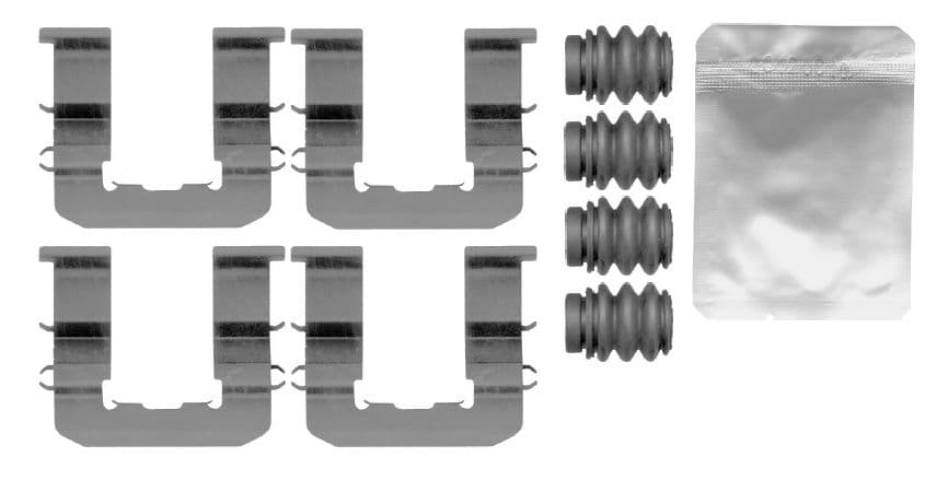 Set accesorii, placute frana BOSCH 1 987 474 819