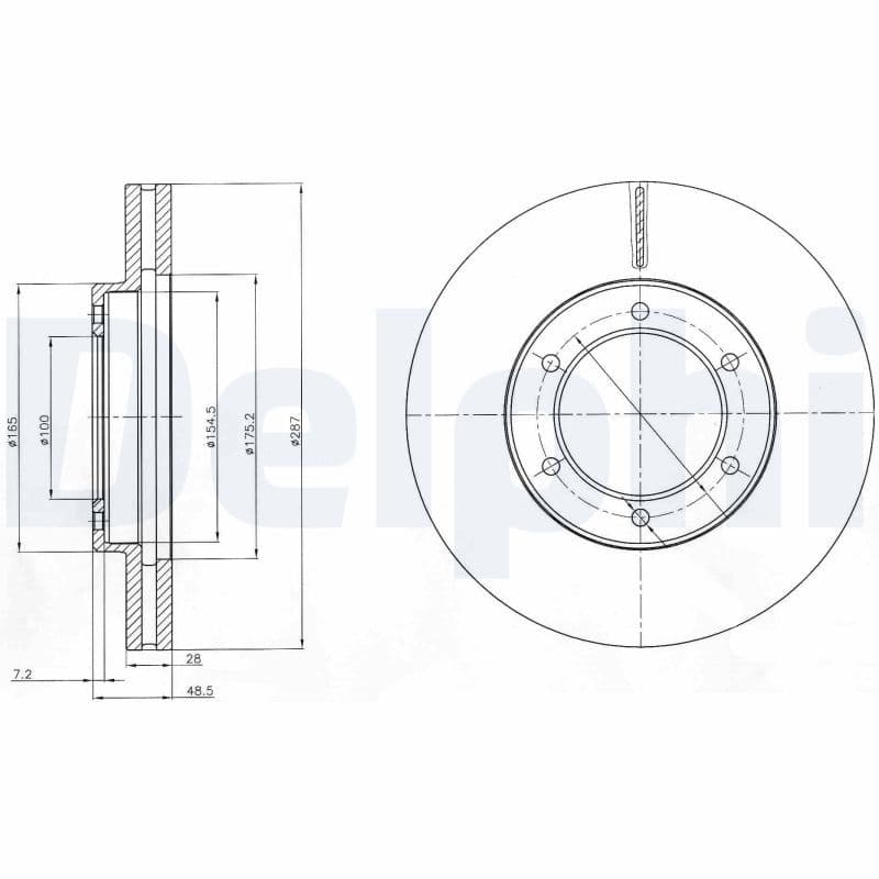 Disc frana DELPHI BG4209