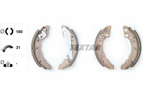 Set saboti frana TEXTAR 91018200
