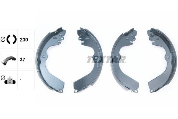 Set saboti frana TEXTAR 91078400