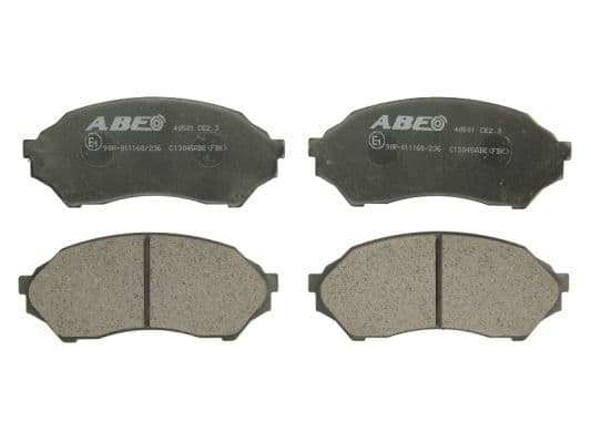 set placute frana,frana disc ABE C13045ABE
