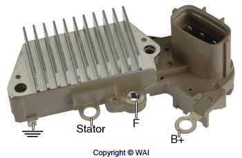 Regulator, alternator WAI IN449