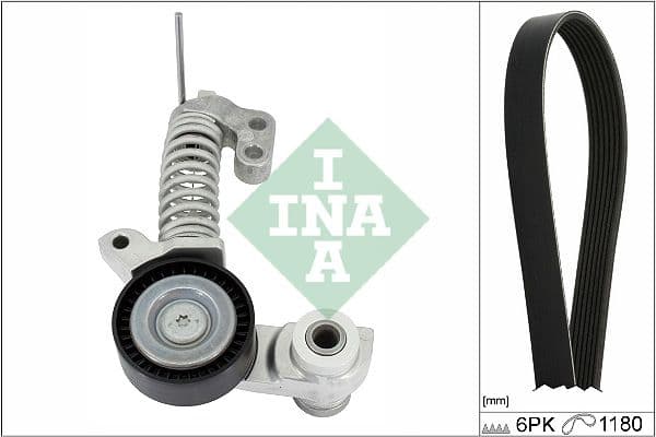 Set curea transmisie cu caneluri Schaeffler INA 529 0374 10