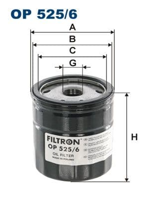 Filtru ulei FILTRON OP 525/6