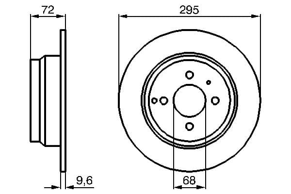 Disc frana BOSCH 0 986 478 640
