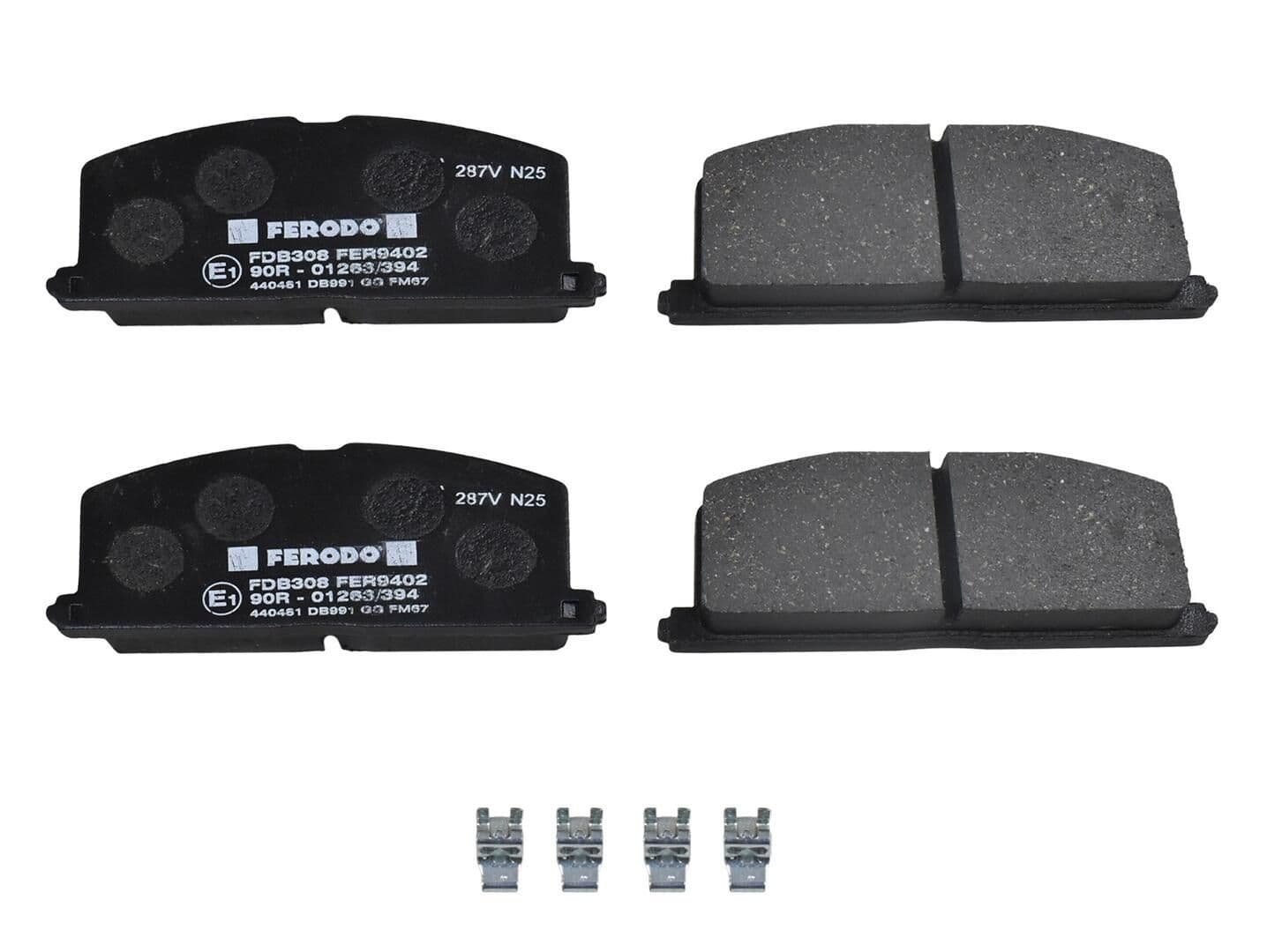 set placute frana,frana disc FERODO PREMIER ECO FRICTION FDB308