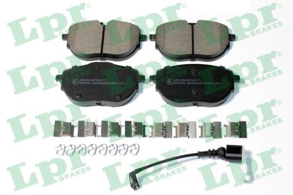set placute frana,frana disc LPR 05P2254AK