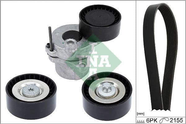 Set curea transmisie cu caneluri Schaeffler INA 529 0479 10