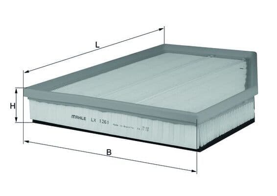 Filtru aer MAHLE LX 1261