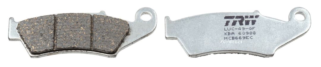 set placute frana,frana disc TRW Organic Eco MCB669EC