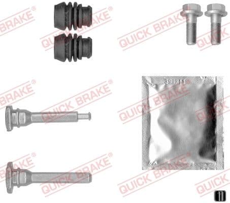 Set bucsi de ghidaj, etrier frana QUICK BRAKE 113-1435X