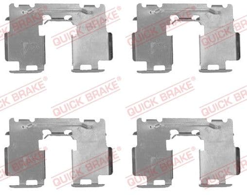 Set accesorii, placute frana QUICK BRAKE 109-1760