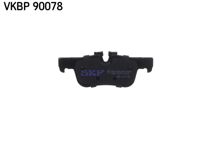 set placute frana,frana disc SKF VKBP 90078