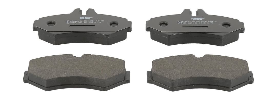 set placute frana,frana disc FERODO PREMIER ECO FRICTION FVR1306