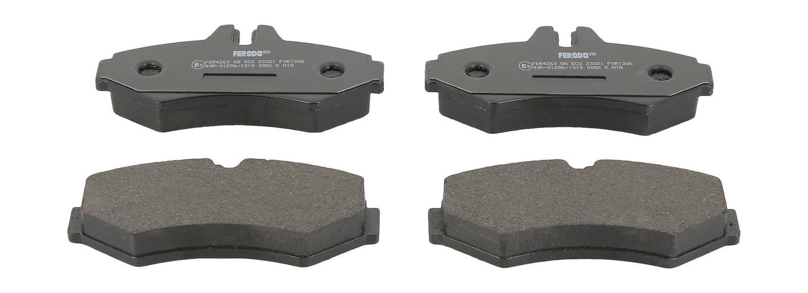 set placute frana,frana disc FERODO PREMIER ECO FRICTION FVR1306