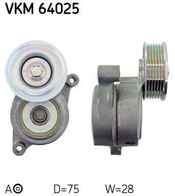 Intinzator curea, curea distributie SKF VKM 64025