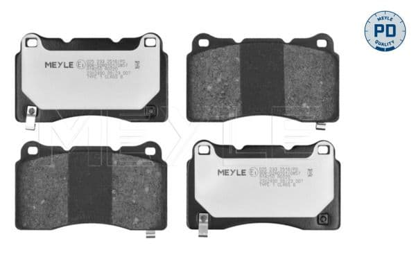 set placute frana,frana disc MEYLE -PD: Advanced performance and design. 025 233 2516/PD