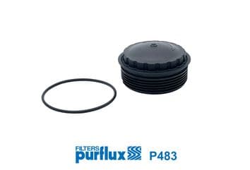Capac, carcasa filtru ulei PURFLUX P483