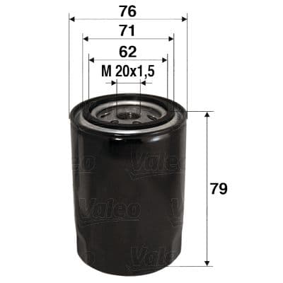 Filtru ulei VALEO 586037
